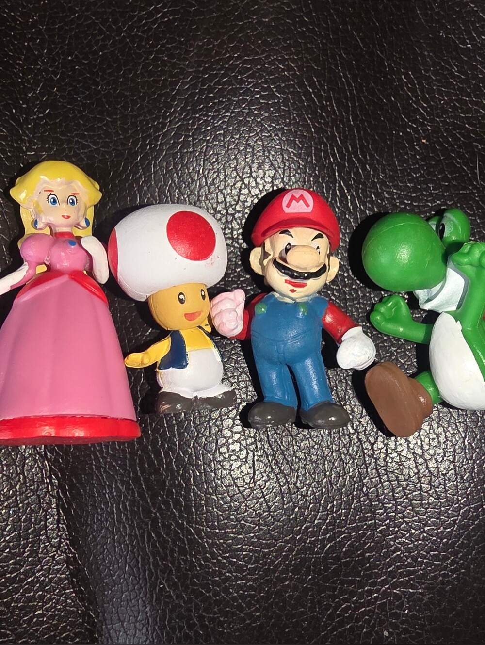 Nintendo Super Mario Bros Figure Lot Princess, Mario, Luigi Cake Toppers